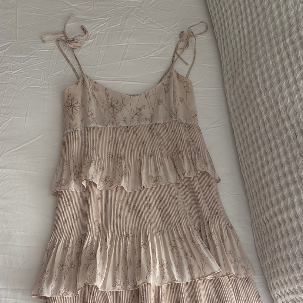 Club Monaco Tiered Floral Dress